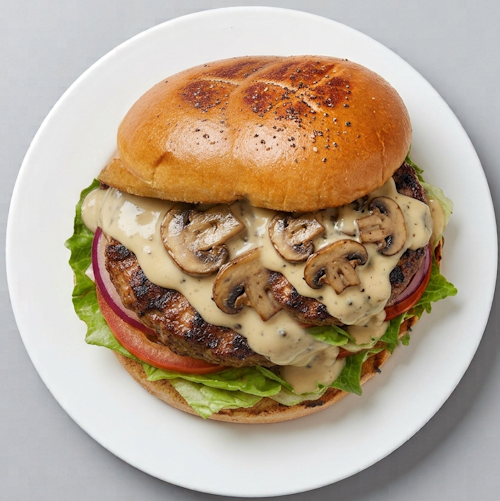 Mamma Mias Beef Burger 