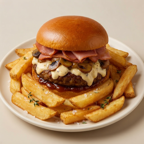 Burger Fantasia With Chips 