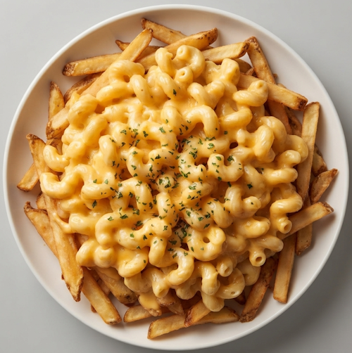 Mac N Cheese Loaded Fries 
