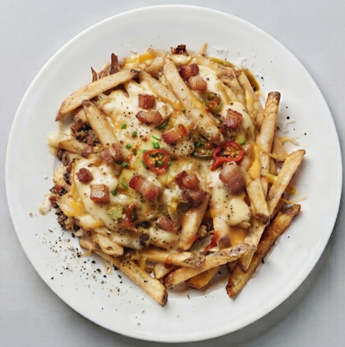 Carbonara Loaded Fries 