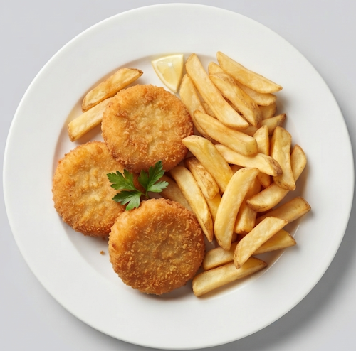 Kids Fish Cake & Chips 