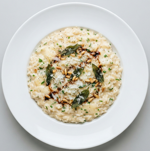 Risotto With Cheese Sauce 