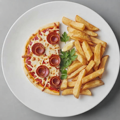 Kids 1/2 Pizza & Chips 