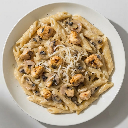 Pasta Chicken & Mushrooms 